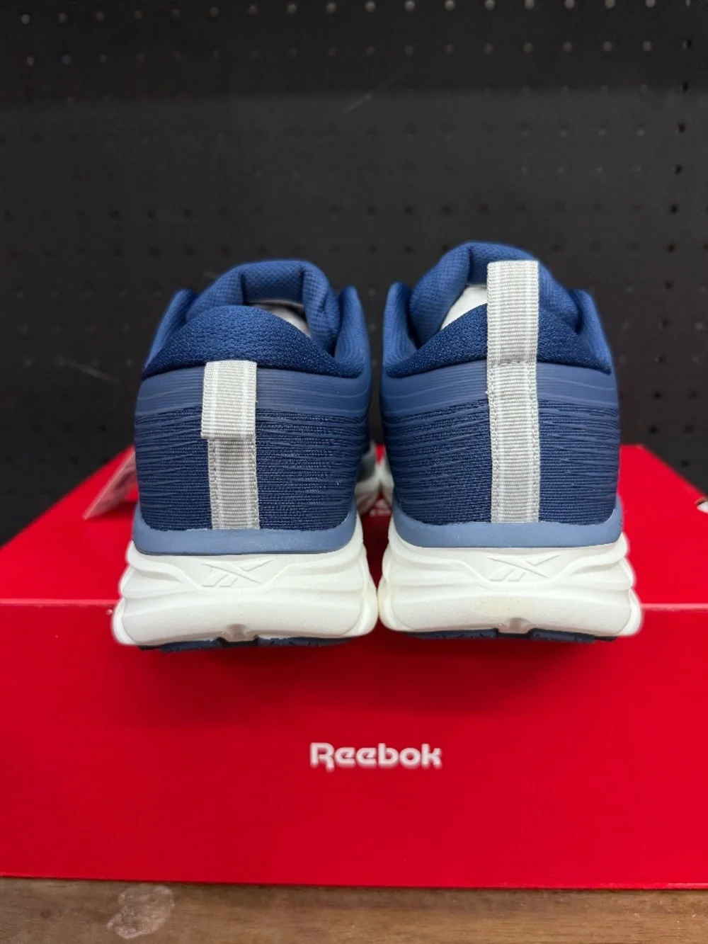 New W/ Box! Mens Reebok Road Strider Batik Blue White Running Sneakers Size 11.5